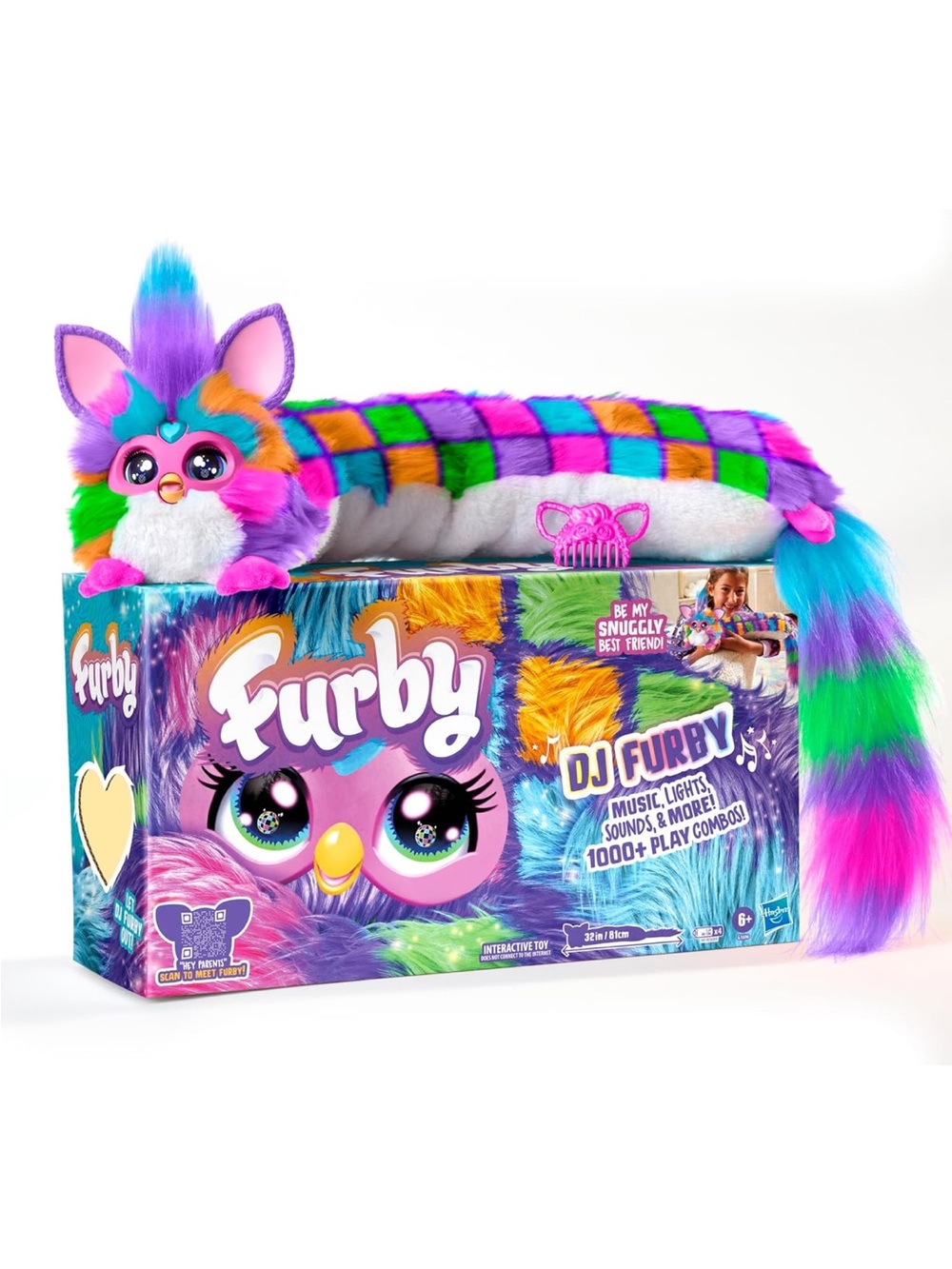 DJ Furby Interactive Toy Plush with Music, Lights, Motion and Games